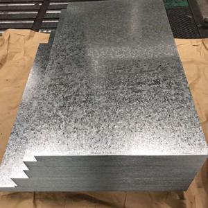 Directly Sell 24 Gauge Galvanized Steel Sheet with Regular Spangle Type Dx51d