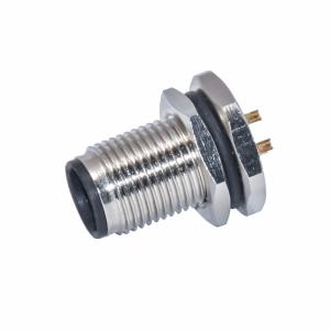 Ip67 M12 Waterproof Connector A Code Panel Mount Front Rear Lock Cable TPU GF