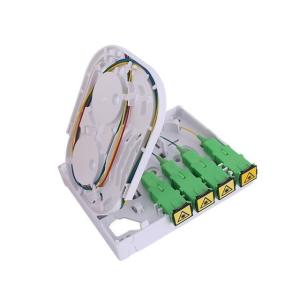 Buy cheap 4 Core ABS Fiber Optic Termination Box White For Residential And Commercial Applications from wholesalers