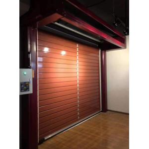 China Heavy Duty Power Coated Roll Up Door 220mm Aluminum Slats For Shutter on sale