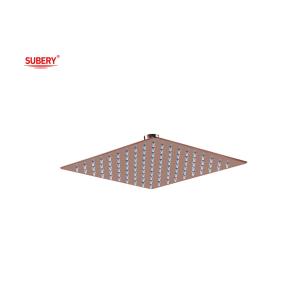 China Square Rose Golden Rainshower Bathroom Column 8 10 12 OEM SUS304 Stainless Steel on sale