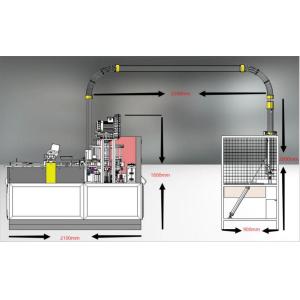 Buy cheap Double Wall Disposable Paper Tea Cup Making Machine Fully Automatic Machine 2350mm*960mm*1700mm from wholesalers