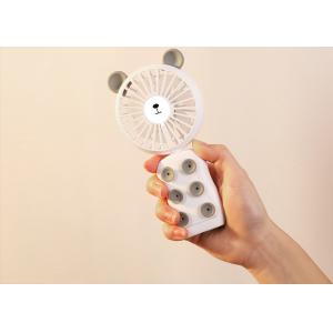 Buy cheap Mini LED fordable fan with mobile rack， Handheld mini fan, usb rechargeable table fan, portable small fan from wholesalers