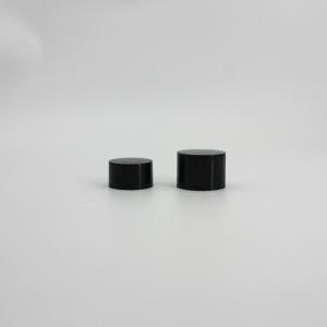24mm 28mm PP Black Double Layer Flip Top Cap