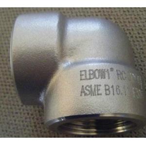 Buy cheap stainless ASTM A182 F316 threaded elbow from wholesalers