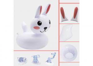 Buy cheap Cute Rabbit Plastic Inflatable Drink Holder Cup Coaster For Kids Toys / Party Decorations product