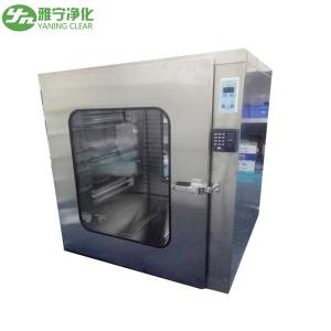 Static Cleanroom Pass Through Chambers Fingerprint Unlock With UV Sterilization