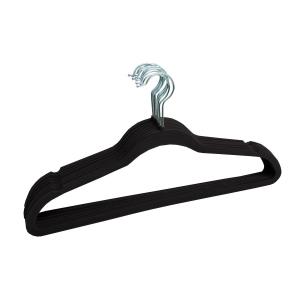 Buy cheap Nylon  Flocked Non Slip Felt Covered Hangers Soft Touching Surface from wholesalers
