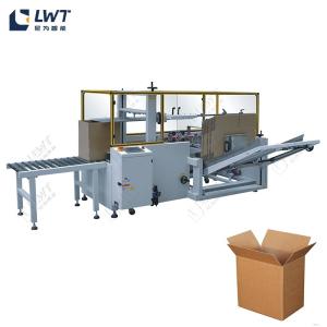Buy cheap Fully Automatic Random Open Folding Box Case Former Erecting Machine Vertical Carton Erector from wholesalers