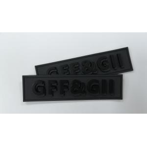 PVC Silicone Rubber Labels , 3D Heat Transfer Badge Customized