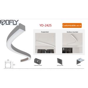 Buy cheap YD-2425 35x35mm Bendable LED Profile Can Bend By Hand product