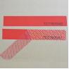 Buy cheap Security tape with perforation line and serial numbers printing from wholesalers