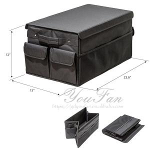 Buy cheap Foldable Car Trunk Organizer with Cover Trunk Storage from wholesalers