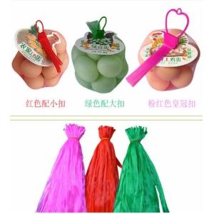 Buy cheap Eggs Protective Plastic Mesh Sleeve , PE Material Mesh Packaging Sleeves from wholesalers