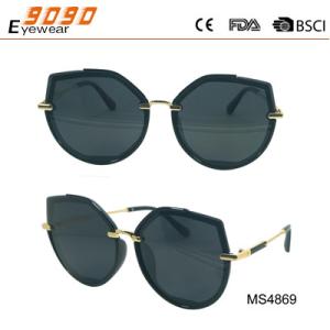 Buy cheap Newest Style 2018  Eyewear Fashionable Sunglasses,made of metal,UV 400 Protection Lens from wholesalers