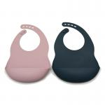 Buy cheap Multi Colors Deep Front Pocket 100g Baby Silicone Bibs For Messy Eaters from wholesalers
