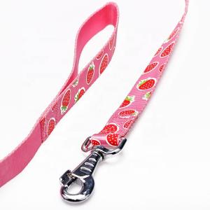 OEM training dog leash Silk Screen Pattern dog training lead