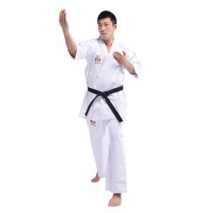 Buy cheap Preshrunk WKF Karate Suits Lightweight Karate Gi White Karate Costume from wholesalers