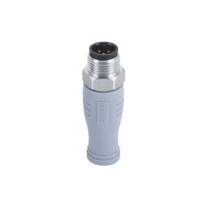 Buy cheap Terminator M12 8 Pin Male Connector A Code M12 8 Pole Connector With 120Ω Resistor from wholesalers