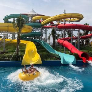 Buy cheap Water Park Games Aqua Amusement Equipment Facilities Fiberglass Spiral Slides from wholesalers