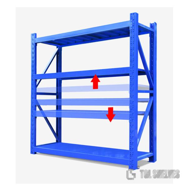 Buy cheap Cold Rolled Steel Pallet Rack Shelving , ODM warehouse pallet racking 500KG capacity from wholesalers
