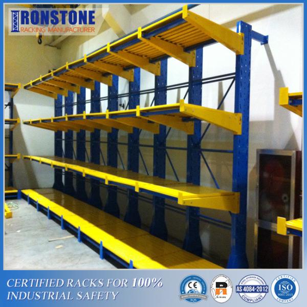 Buy cheap Flexible Extendable Cantilever Racking System For Vertical Warehouse Storage from wholesalers