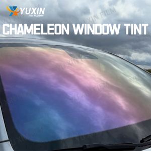 Buy cheap 99% UVR IRR Green Purple 80% VLT Chameleon Window Film Car Window Tint Film product