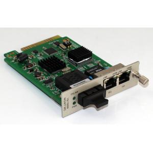 Buy cheap 2 Tx To 1 Fx 1000M Media Converter , Support 2u 16 Slots Rack Remote Management from wholesalers