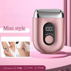 Lady Electric Shaver with Digital Display Rechargeable 450mAh IPX6 Waterproof