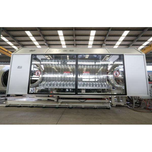 large size Single Screw Spiral Corrugated Pipe Extrusion Line Up To OD1000mm