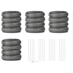 Buy cheap Galvanized Stainless Steel Mesh Scourer 10g 15g Round Shape Strong Cleaning Capacity from wholesalers