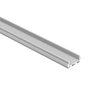 Buy cheap Silver Surface IP20 LED Strip Aluminium Profile Mounting Black Diffuse from wholesalers