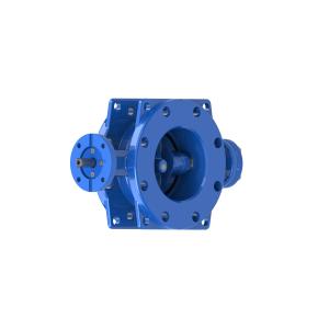Buy cheap EN593 RAL5010 Dovetail Rubber Seal Butterfly Valve from wholesalers