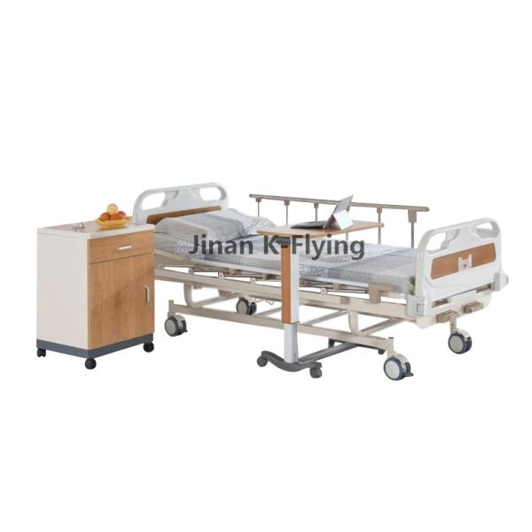 Quality Aluminum Alloy Guardrails 2 Function Hospital Bed Folding for sale