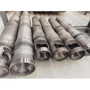 Buy cheap Conical Twin Screw and Barrel with Ra 0.4μm Surface Roughness HV900-1000 Screw Hardness and Water Cooling System from wholesalers