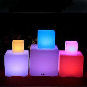 Buy cheap Plastic LED Cube Light With Remote Control And Adjustable Brightness from wholesalers