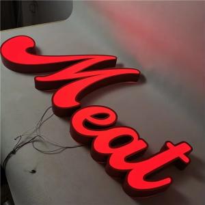 Buy cheap Power Coated  LED Illuminated Sign Led Frontlit Sign Steel Frame from wholesalers