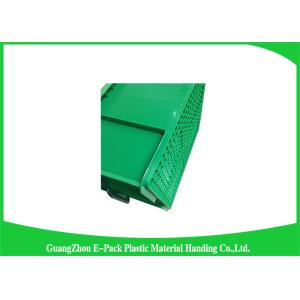 Buy cheap Big Capacity Plastic Stackable Containers Warehousing Transportation Blue from wholesalers