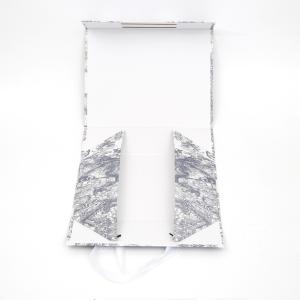 Buy cheap Flat Pack Foldable Magnetic Box Rope Handle Collapsible Space Saving from wholesalers