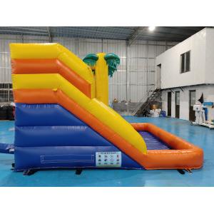 Commercial Inflatable Bounce House With Double Slides Inflatable Water Slides