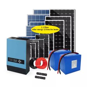 Buy cheap 12kw On Grid Solar System Kit Complete Panel MPPT MC4 Pure Sine Wave For Home from wholesalers