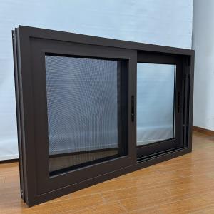 Buy cheap Aluminum Sliding Window Customized Product Double Tempered Glass Safety Bar Fiberglass Flyscreen from wholesalers