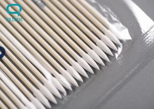 Buy cheap High Absorbency Sterile Cotton Buds , Medical Cotton Swabs For Micro Mechanical Cleaning product