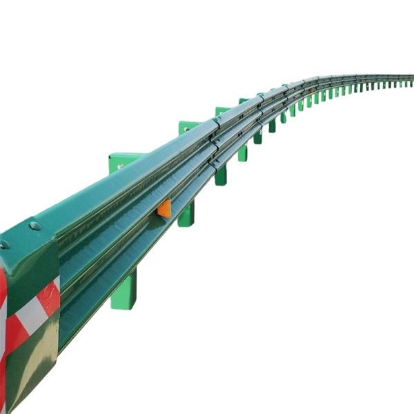 Quality Road Safety PVC Coated Guardrail with Anti-Corrosion Protection and Long Lifespan for sale