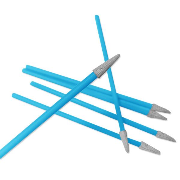 PS750B PCB Electronic Cleaning 74mm Lint Free Cleanroom Polyester Tip Head Swabs