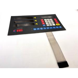 Buy cheap Glossy Finish Polyester Transparent Window Convex Membrane Switch Panel For CNC Machine from wholesalers