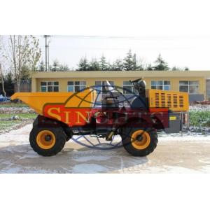 5 Ton Light Duty Dump Trucks 4WD Wheel Site Dumper Truck With Detuz Engine