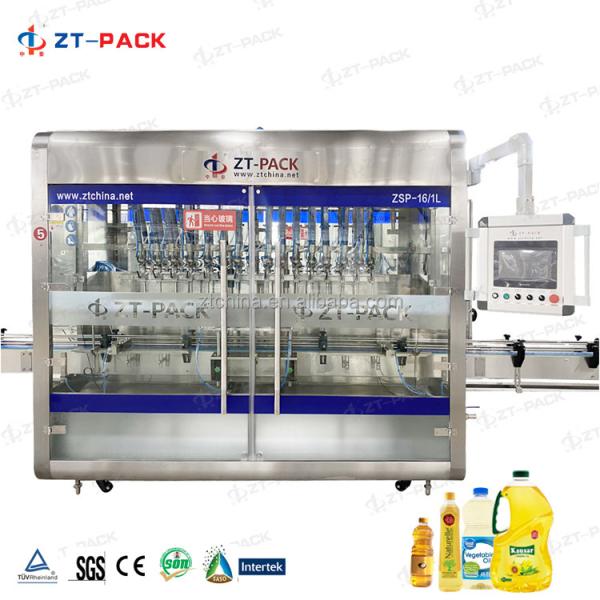 Quality Olive Corn Oil Filler Equipment Automatic Linear Refined Palm Avocado Sunflower Soybean Cooking Oil Filling for sale