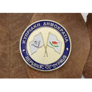 Buy cheap 1.75 Inch Personalized Coins For Police And Army , Navy Custom Made Gold Coins from wholesalers