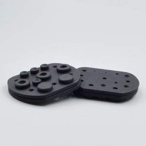 Professional Custom Silicone Pads / Nozzle Pads , Custom Silicone Irregular